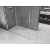 Mexen Velar Tolóajtós Walk-in zuhanyfal 140 x 200 cm, áttetsző 8 mm, króm - 871-140-000-03-01