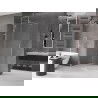 Mexen Velar mozgatható Walk-in zuhanyfal 160 x 200 cm, transzparens 8 mm, króm - 871-160-000-03-01