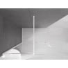 Mexen Velar toló zuhanyfal Walk-in 150 x 200 cm, áttetsző 8 mm, fehér - 871-150-000-03-20