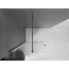 Mexen Velar perete de duș glisant Walk-in 110 x 200cm, transparent 8 mm, gri pistol periat - 871-110-000-03-66