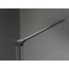 Mexen Velar Toló zuhanyfal Walk-in 110 x 200 cm, átlátszó 8 mm, gun gray kefélt - 871-110-000-03-66