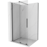 Mexen Velar Toló fali zuhanyzó Walk-in 120 x 200 cm, átlátszó 8 mm, pisztolyszürke kefélve - 871-120-000-03-66