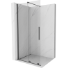 Mexen Velar toló zuhanyfal Walk-in 120 x 200 cm, átlátszó 8 mm, pisztolyszürke csiszolt - 871-120-000-03-66