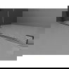 Mexen Velar toló zuhanyfal 100 x 200 cm, átlátszó 8 mm, fegyverszürke kefélt - 871-100-000-03-66