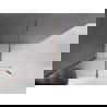 Mexen Velar perete de duș glisant Walk-in 140 x 200 cm, transparent 8 mm, aur roz - 871-140-000-03-60