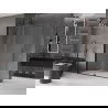 Mexen Velar perete duș glisant Walk-in 160 x 200 cm, transparent 8 mm, negru - 871-160-000-03-70