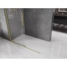 Mexen Velar perete de duș deplasabil Walk-in 140 x 200 cm, transparent 8 mm, auriu periat - 871-140-000-03-55