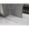 Mexen Velar perete de duș deplasabil Walk-in 140 x 200 cm, transparent 8 mm, auriu periat - 871-140-000-03-55