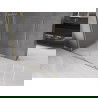 Mexen Velar tolóajtós zuhanyfal Walk-in 150 x 200 cm, átlátszó 8 mm, arany kefélt - 871-150-000-03-55