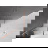 Mexen Velar perete de duș extensibil Walk-in 140 x 200 cm, transparent 8 mm, cupru periat - 871-140-000-03-65