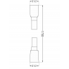 Mexen furtun de duș 175 cm, Crom - 79475-00