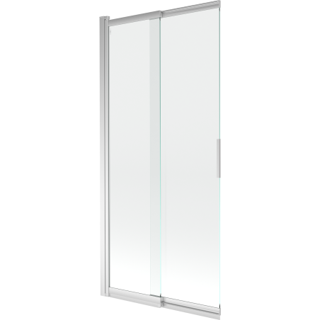 Mexen Fox 2 szárnyú, toló fürdőkád paraván 85 x 150 cm, átlátszó, króm - 891-085-002-01-00
