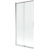 Mexen Fox 2 szárnyú, toló fürdőkád paraván 85 x 150 cm, átlátszó, króm - 891-085-002-01-00