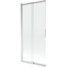 Mexen Fox paravan de cadă cu 2 panouri culisante 85 x 150 cm, transparent, crom - 891-085-002-01-00