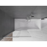 Mexen Fox paravan cadă cu 2 uși glisante 85 x 150 cm, transparent, crom - 891-085-002-01-00