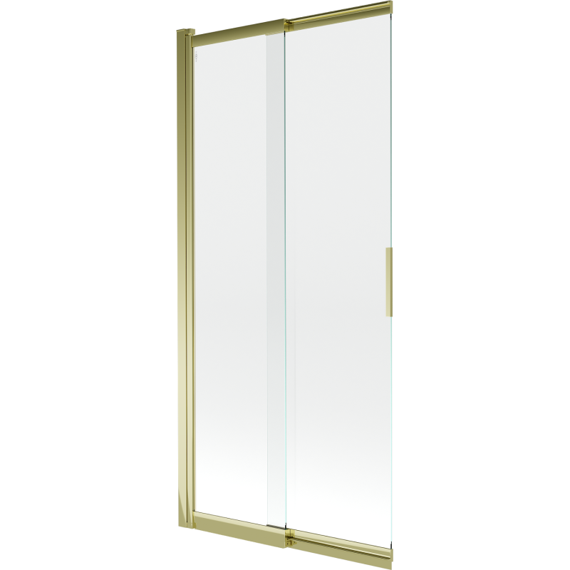 Mexen Fox paravan de duș 2-paneluri culisant 85 x 150 cm, transparent, auriu - 891-085-002-50-00
