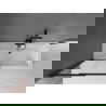 Mexen Fox 2-szárnyú toló zuhanyfal 85 x 150 cm, átlátszó, fekete - 891-085-002-70-00
