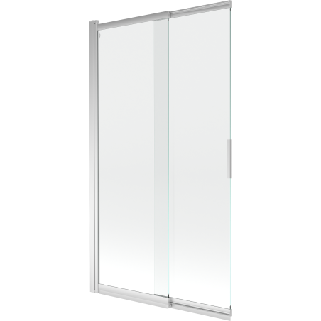 Mexen Fox paravan de cadă de duș cu 2 panouri glisante 100 x 150 cm, transparent, crom - 891-100-002-01-00