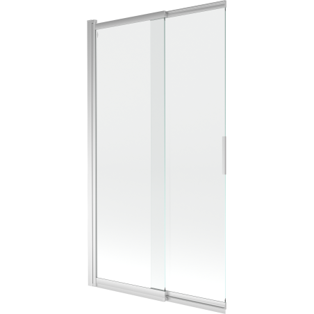 Perete de duș glisant cu 2 aripi Mexen Fox 100 x 150 cm, transparent, crom - 891-100-002-01-00