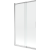 Mexen Fox paravan de cadă de duș cu 2 panouri glisante 100 x 150 cm, transparent, crom - 891-100-002-01-00