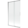 Perete de duș glisant cu 2 aripi Mexen Fox 100 x 150 cm, transparent, crom - 891-100-002-01-00