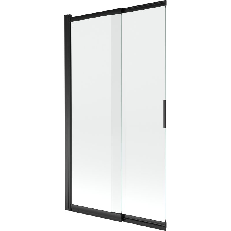 Mexen Fox paravan de baie cu 2 uși glisante 100 x 150 cm, transparent, negru - 891-100-002-70-00
