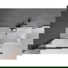 Mexen Fox 2-szárnyas toló zuhanyfal 100 x 150 cm, átlátszó, fekete - 891-100-002-70-00
