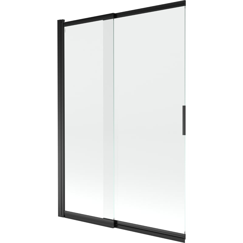 Mexen Fox paravan de baie cu 2 uși glisante 120 x 150 cm, transparent, negru - 891-120-002-70-00