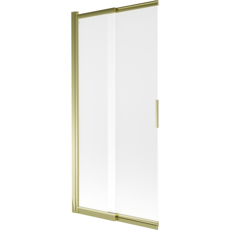 Mexen Fox 2-részes toló fürdőkád paraván 85 x 150 cm, szatén, arany - 891-085-002-50-30