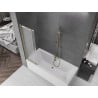 Mexen Fox paravan de baie 2-canate culisant 85 x 150 cm, mat, auriu - 891-085-002-50-30