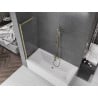 Mexen Fox paravan pentru cadă de duș cu 2 canaturi glisante 100 x 150 cm, transparent, auriu - 891-100-002-50-00