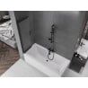 Mexen Fox paravan de baie 2-canate culisant 85 x 150 cm, mat, negru - 891-085-002-70-30