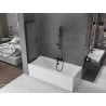 Mexen Fox paravan de baie 2-canate culisant 85 x 150 cm, mat, negru - 891-085-002-70-30