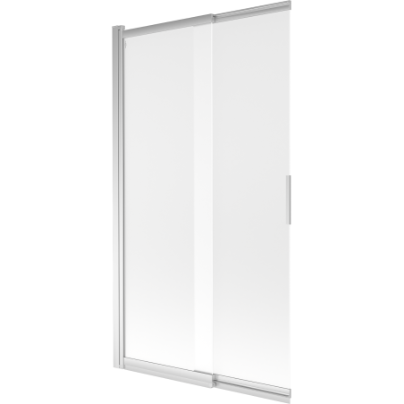 Mexen Fox 2-szárnyas toló zuhanyfal 100 x 150 cm, matt, króm - 891-100-002-01-30