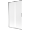 Mexen Fox paravan de duș cu 2 uși glisante 100 x 150 cm, sablat, crom - 891-100-002-01-30