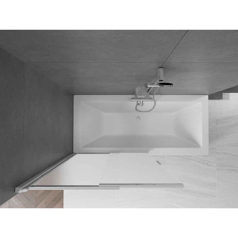 Mexen Fox paravan de duș cu 2 canaturi glisante 100 x 150 cm, mat, crom - 891-100-002-01-30