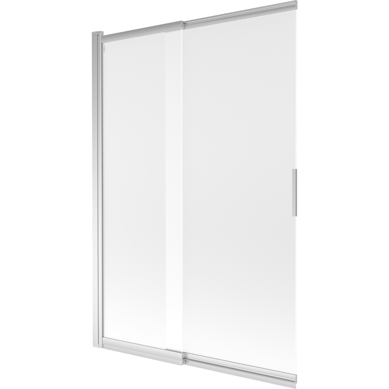 Mexen Fox 2-szárnyú eltolható fürdőkád paraván 120 x 150 cm, matt, krómozott - 891-120-002-01-30
