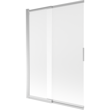 Mexen Fox 2-szárnyú eltolható fürdőkád paraván 120 x 150 cm, matt, krómozott - 891-120-002-01-30