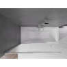 Mexen Fox paravan de cadă cu 2 aripi glisante 120 x 150 cm, mat, crom - 891-120-002-01-30