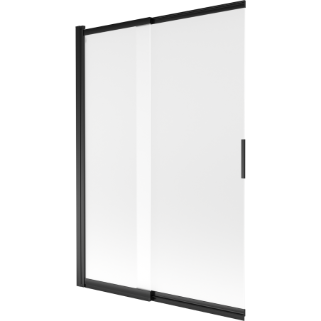 Mexen Fox paravan de baie cu două uși glisante 120 x 150 cm, mat, negru - 891-120-002-70-30