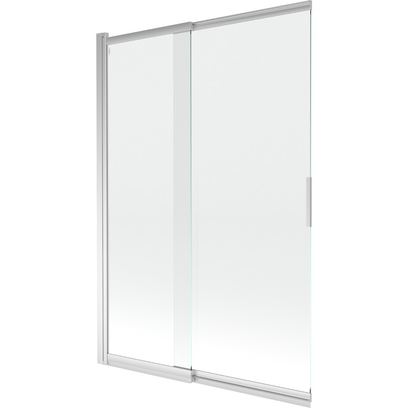 Mexen Fox 2-szárnyú toló kádparaván 120 x 150 cm, átlátszó, króm - 891-120-002-01-00