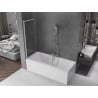 Paravan de cadă 2-pliant Mexen Fox 120 x 150 cm, transparent, crom - 891-120-002-01-00