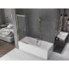 Mexen Fox paravan de baie cu 2 aripi glisant 120 x 150 cm, transparent, auriu - 891-120-002-50-00