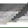 Mexen Fox paravan de baie cu 2 uși glisante 120 x 150 cm, înghețat, auriu - 891-120-002-50-30