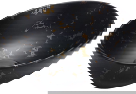 Mexen Elza asztali mosdókagyló 40 x 33 cm, fekete kő - 21014097