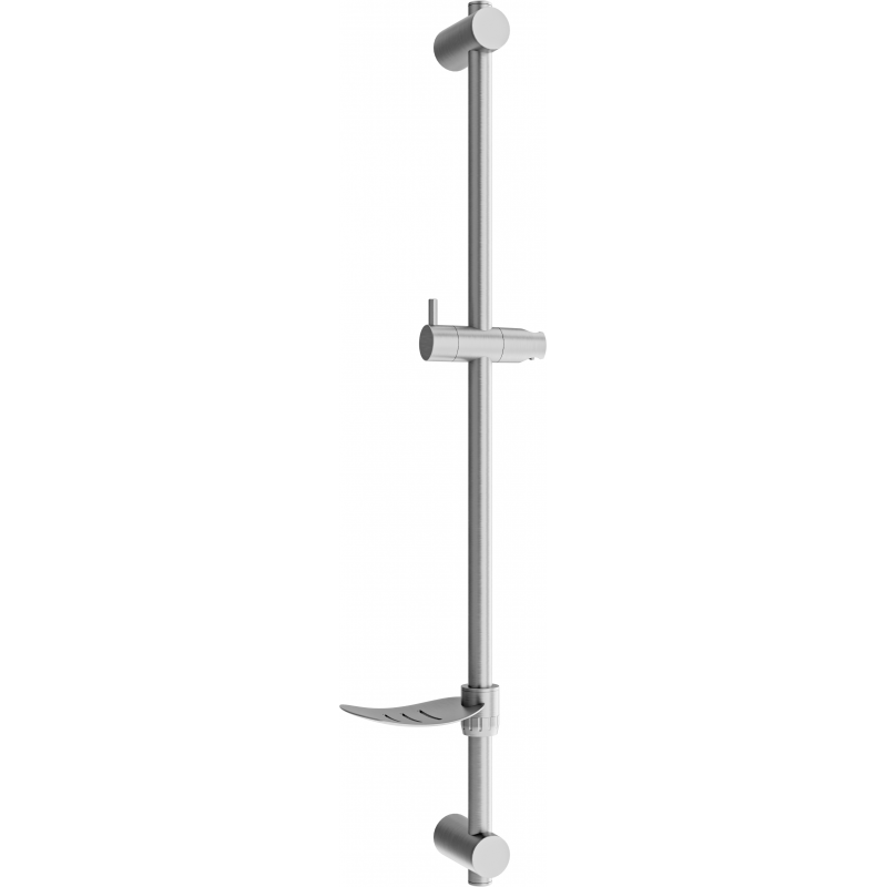 Mexen DF zuhanyrúd szappantartóval 80 cm, Sötétszürke - 79382-66