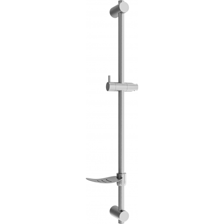 Mexen DF zuhanyrúd szappantartóval 80 cm, Sötétszürke - 79382-66
