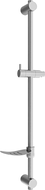 Mexen DF bară de duș cu săpunieră 80 cm, Grafit - 79382-66