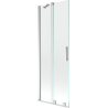 Mexen Velar kétszárnyas, tolófüggöny 70 x 150 cm, átlátszó, króm - 896-070-000-01-01