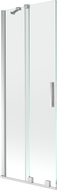 Mexen Velar paravan de baie cu 2 uși glisante 70 x 150 cm, transparent, crom - 896-070-000-01-01